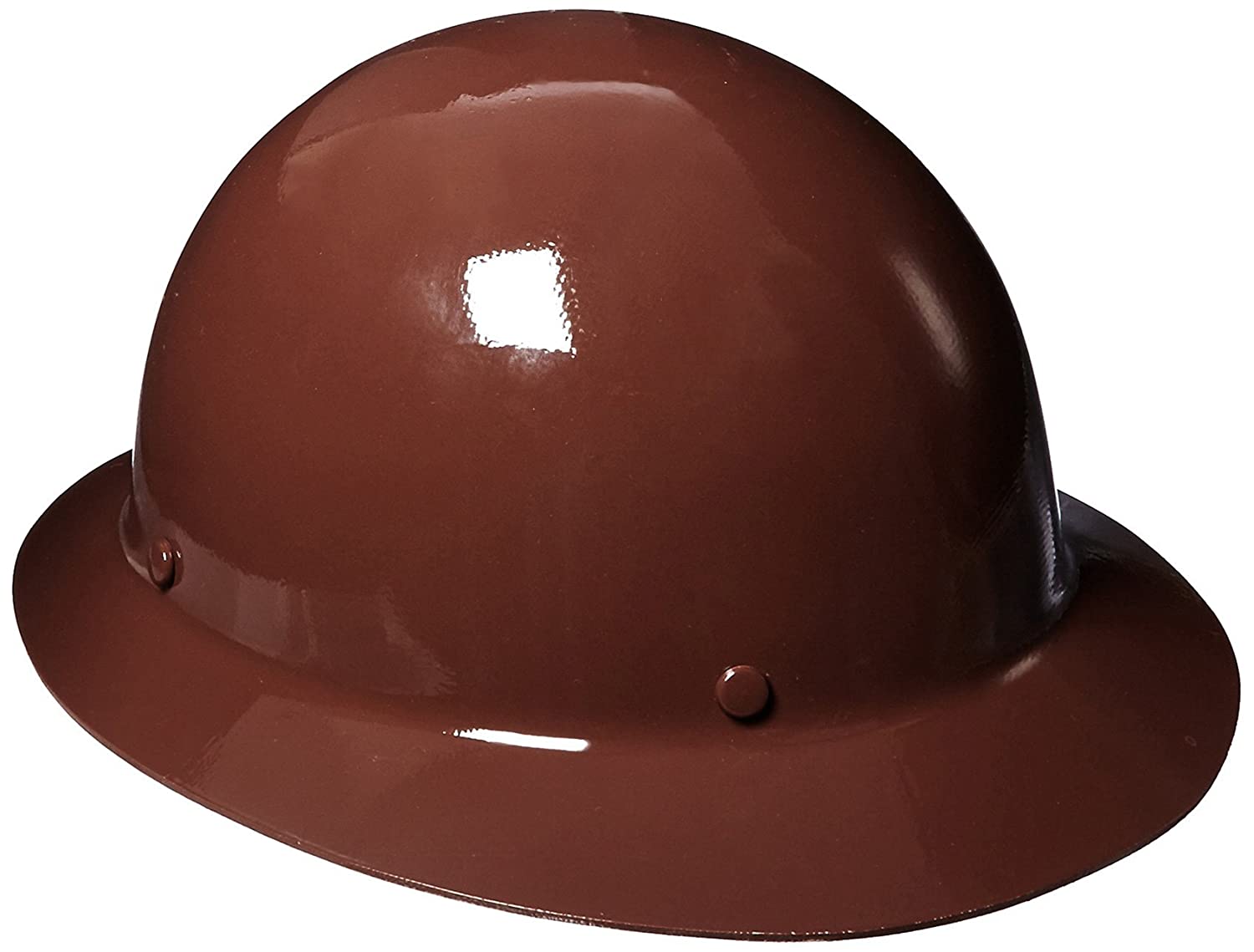 Brown hardhat MSA karandohany