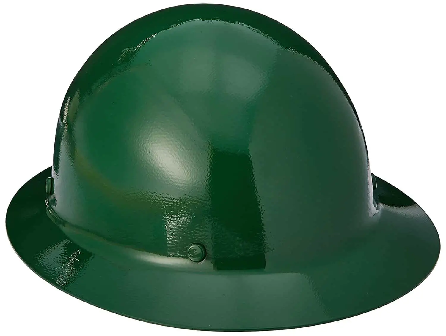 Green hardhat MSA Skullguard