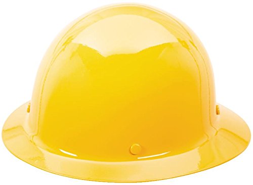 Yellow hardhat MSA skullguard