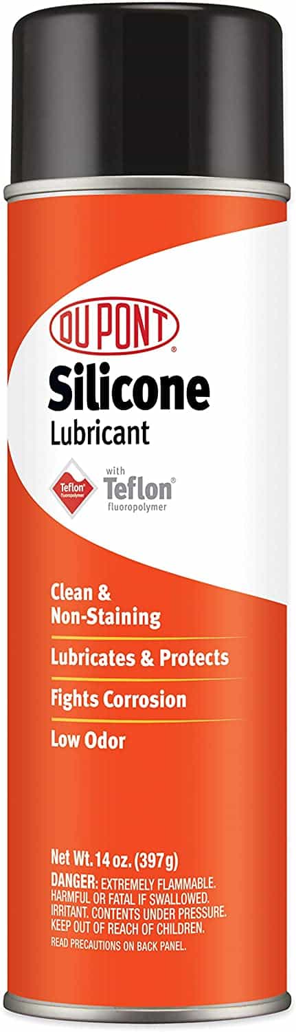 Best lubricant for sensitive rubber or plastics: DuPont Teflon