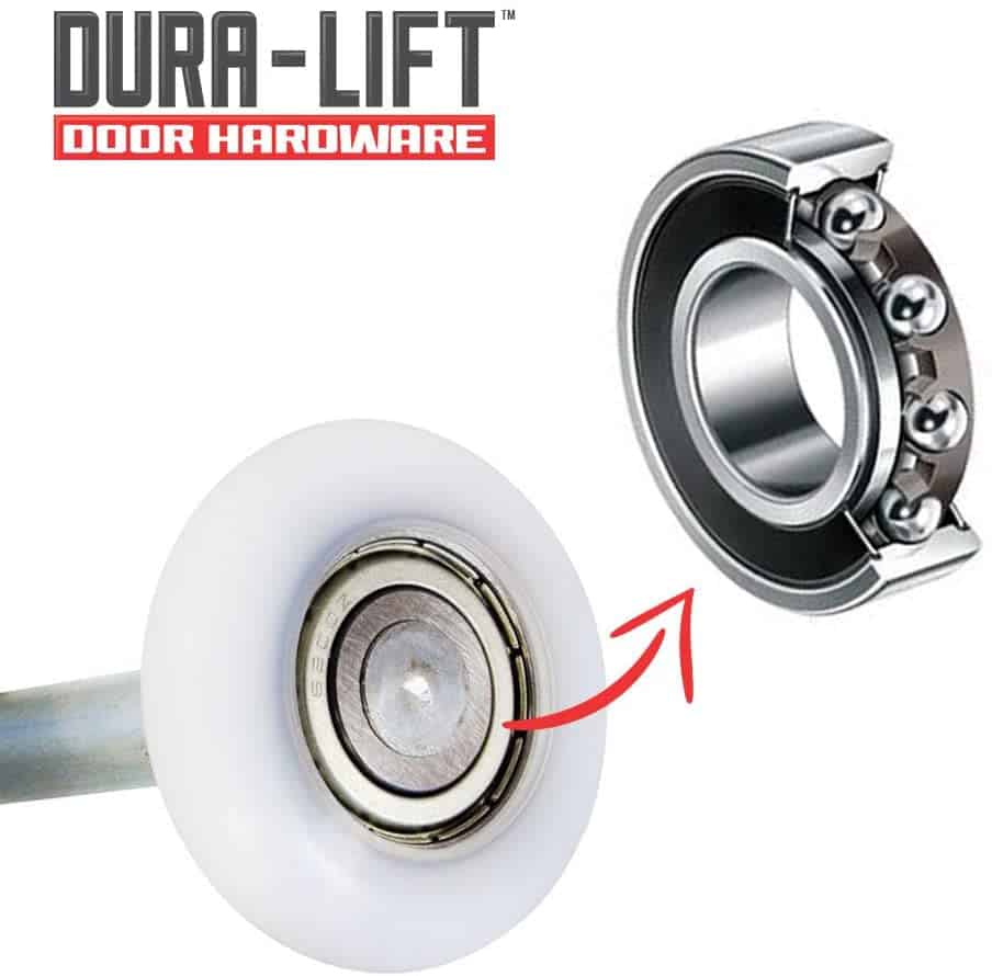 Premium Reinforced Garage Door Rollers: DURA-LIFT Ultra-Life
