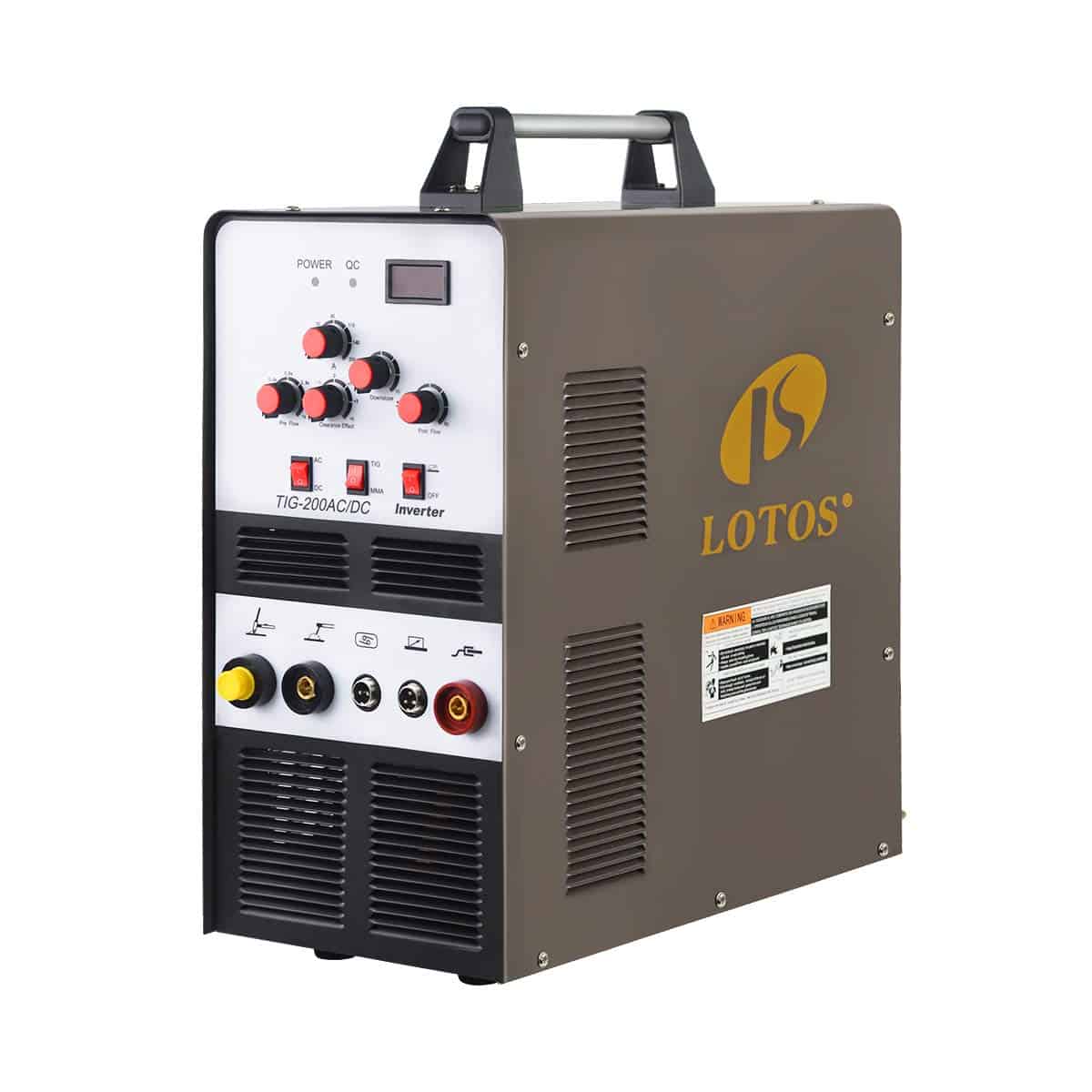 Inkqubo ye-TIG yokukhupha i-welder efanelekileyo: iiLotos Dual Voltage TIG200ACDC