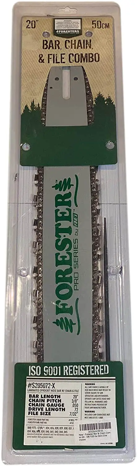 Beste voor Stihl-kettingzagen: combinatie van Forester Bar en Chain