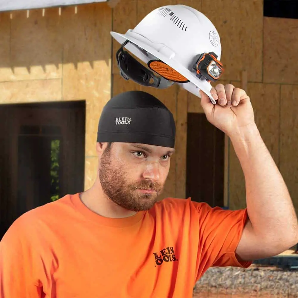 A Mesh cap underneath your hardhat