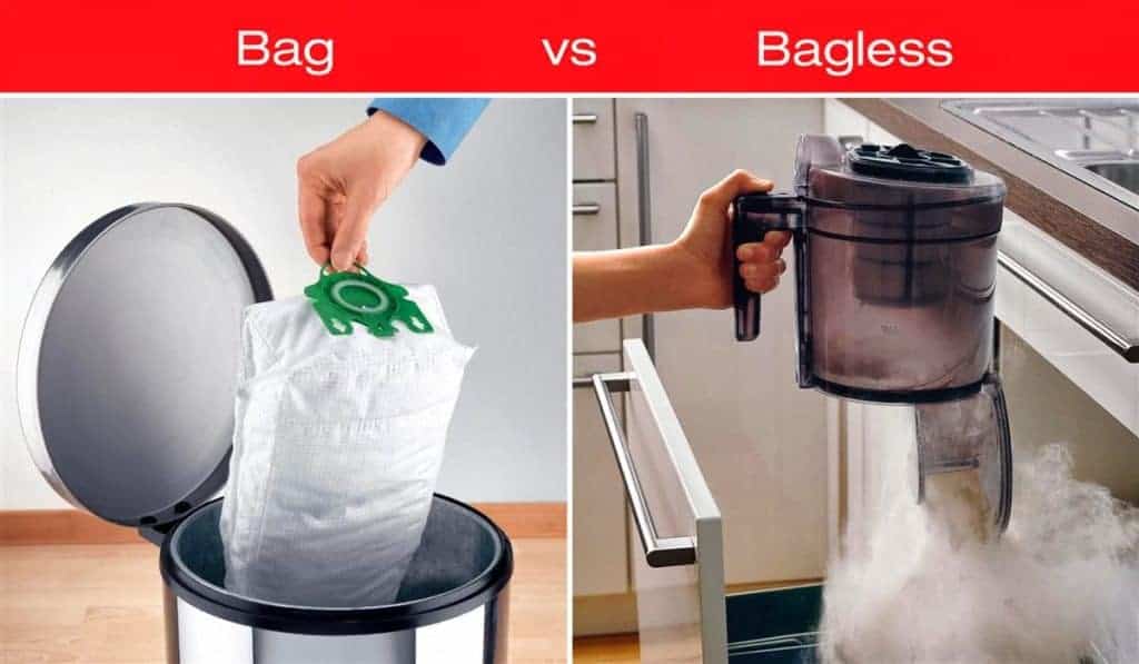 Bagged vs bagless vacuum cleaners