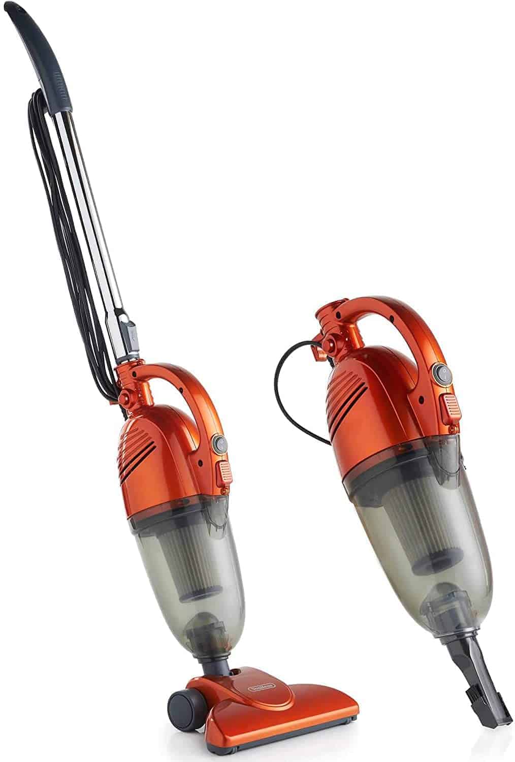 Labing maayo nga 2 sa 1 nga handheld stick vacuum alang sa mga gahi nga kahoy: VonHaus 600W nga adunay HEPA Filtration