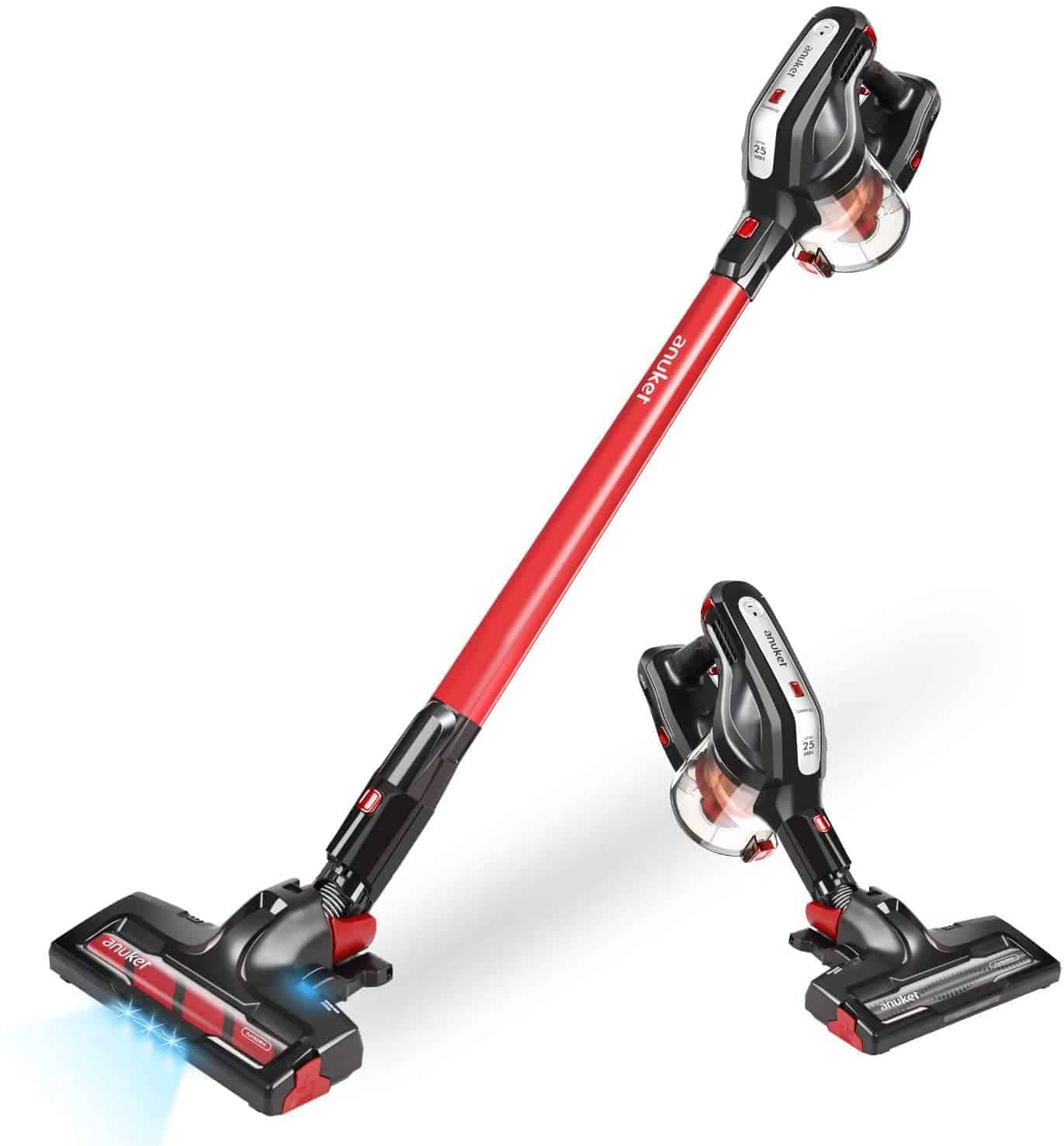 Best 2 in 1 handheld stick vacuum with flexible brushes: Anuker Cordless