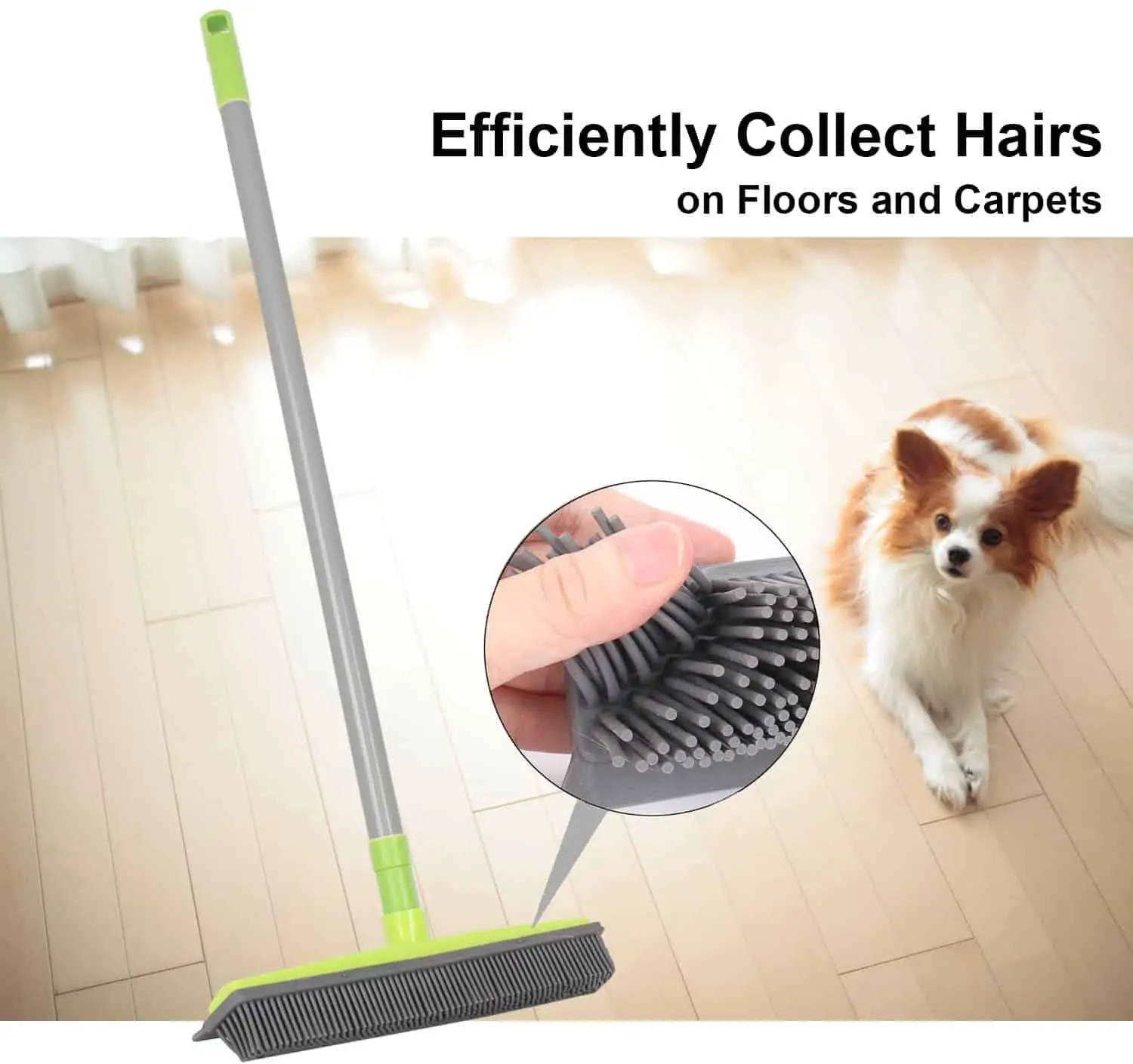 Best Broom for Pet Hair: LandHope Push Broom