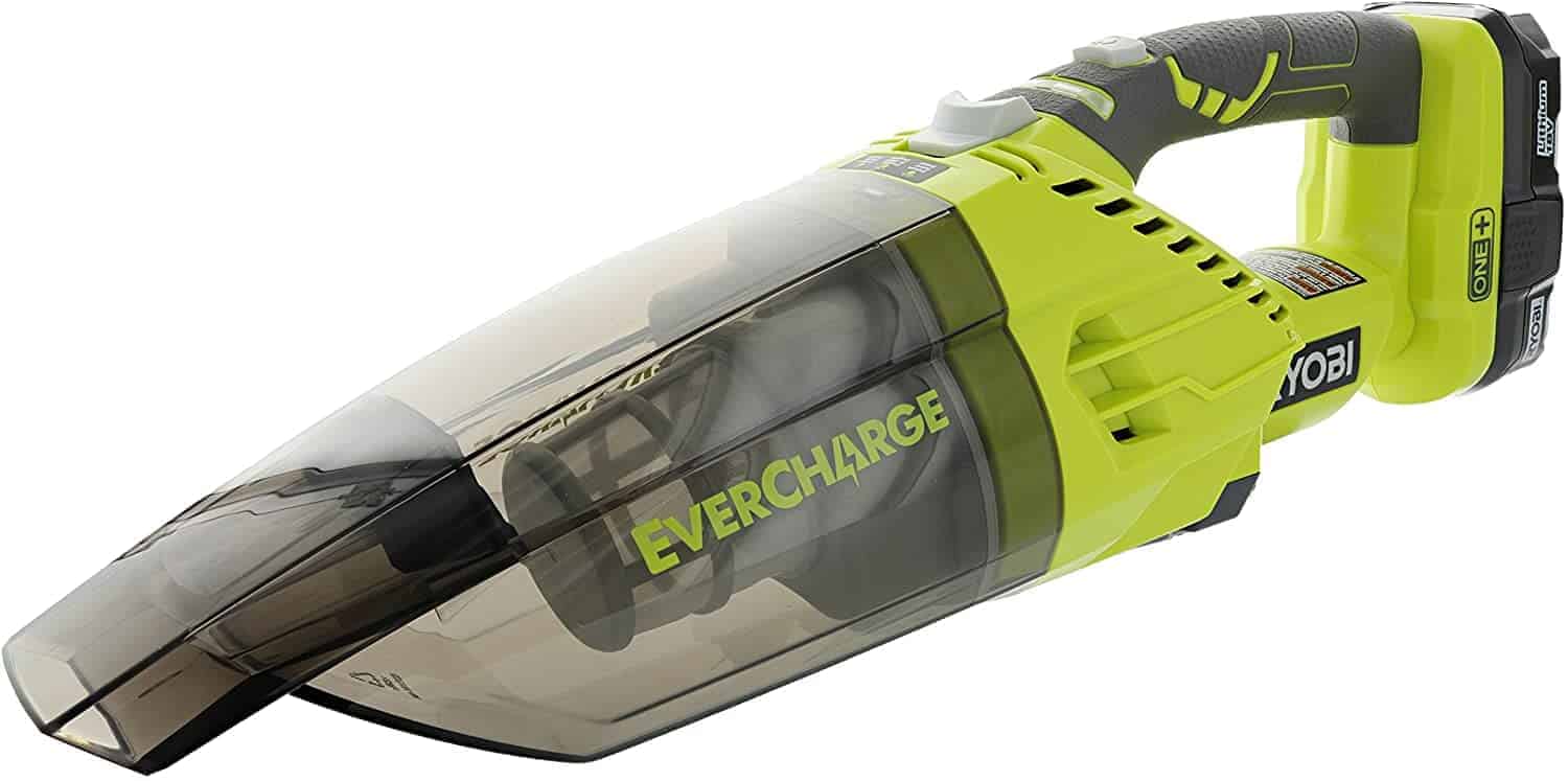 Optimus Dustbuster cum Muro monte: Ryobi P714K unus plus