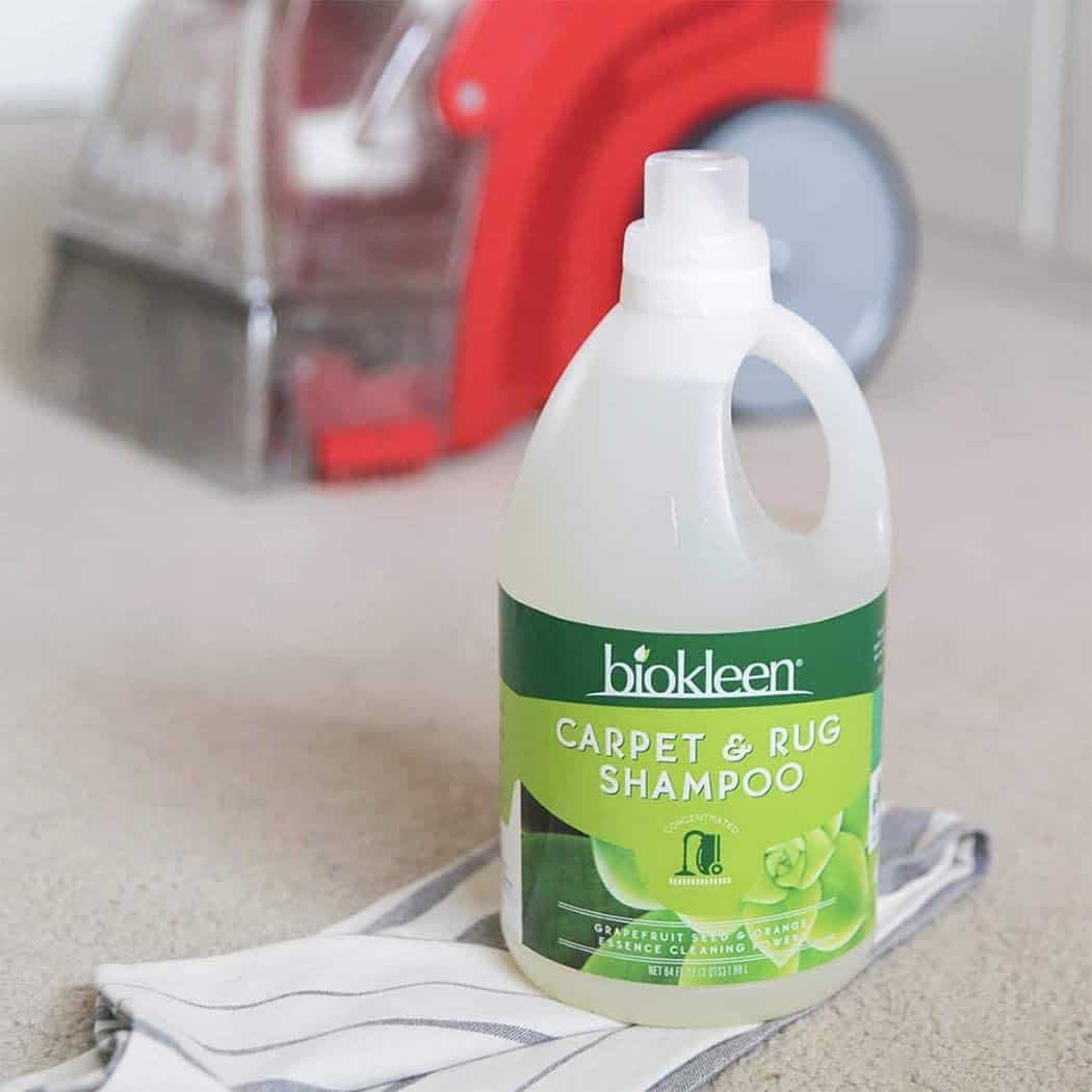 แชมพูพรมแพ้ง่ายที่ดีที่สุด: Biokleen Natural Carpet Cleaner