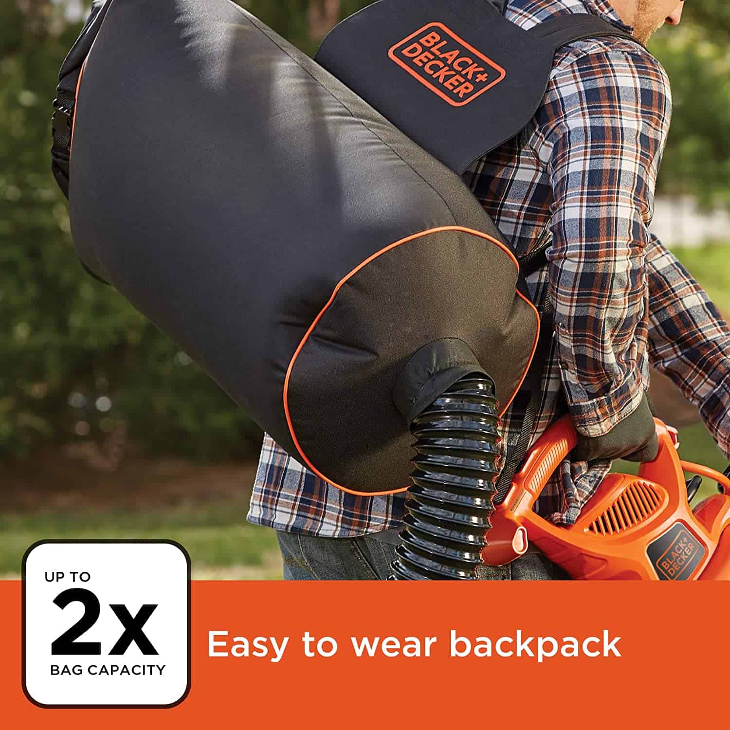 Best Leaf Vacuum and Blower Backpack: BLACK+DECKER BEBL7000