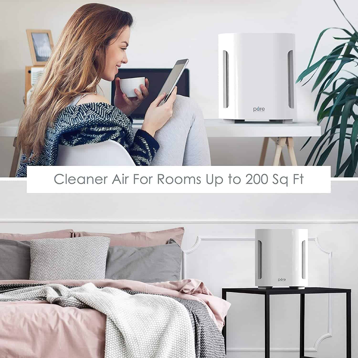 ʻO ka hoʻomaʻemaʻe air-free ionizer maikaʻi loa: PureZone 3-in-1 HEPA ʻoiaʻiʻo