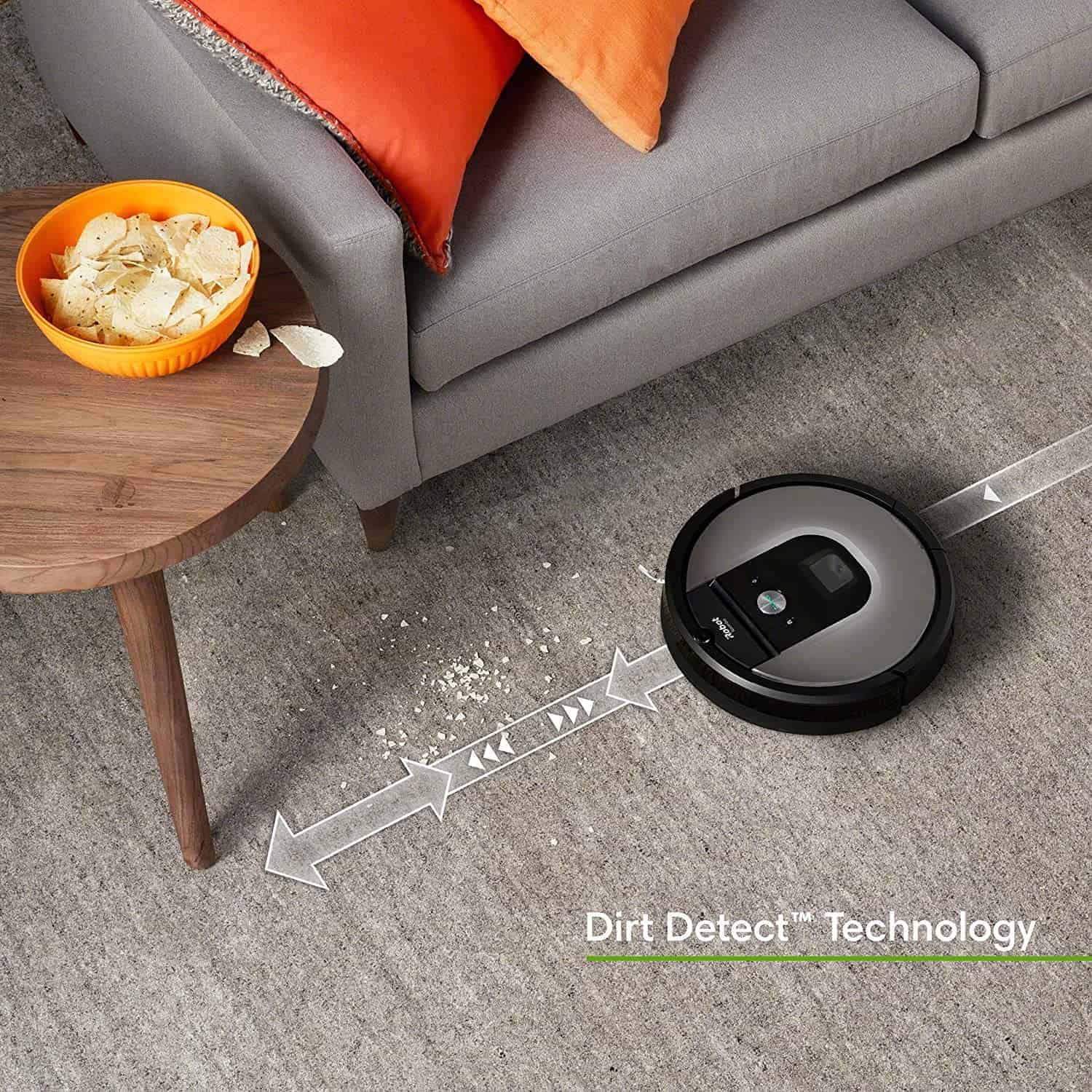 Najbolji robotski usisavač za tepihe sa srednjim i visokim gomilom: iRobot Roomba 960