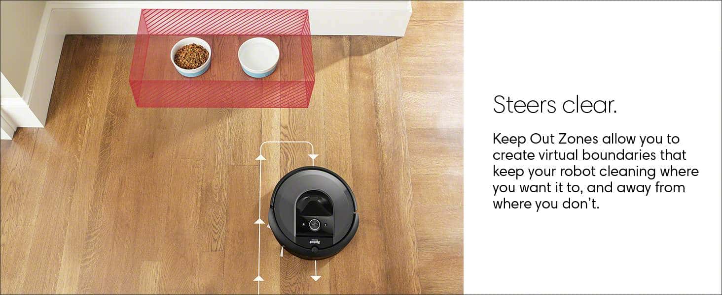 Best robot vacuum that empties itself: iRobot Roomba i7+ with zone cleaning