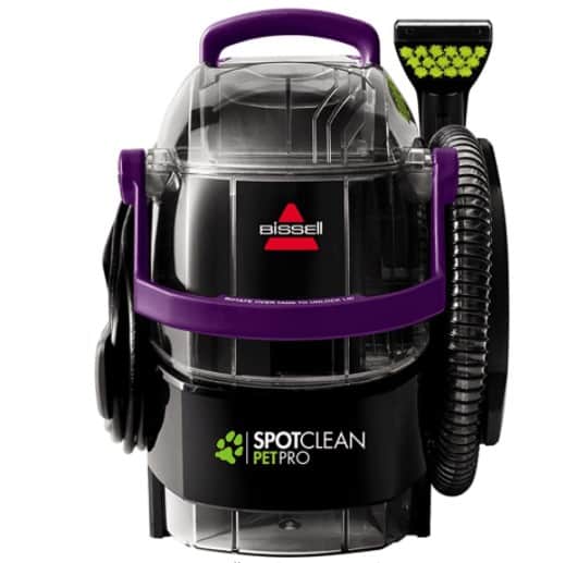 최고의 흡입력을 갖춘 휴대용 카펫 청소기: BISSELL SpotClean Pet Pro 2458