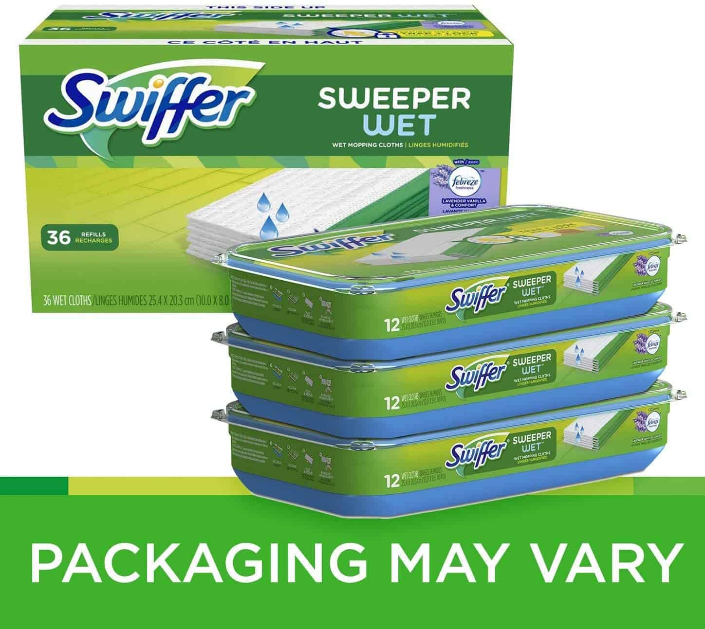 Swiffer Sweeper Wet Mopping Pad na -emeju maka Mop Floor