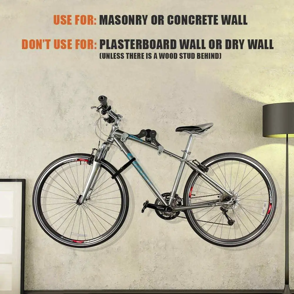 Beschte Bike Hanger: Ibera Horizontal Bicycle Wall Mount Hanger