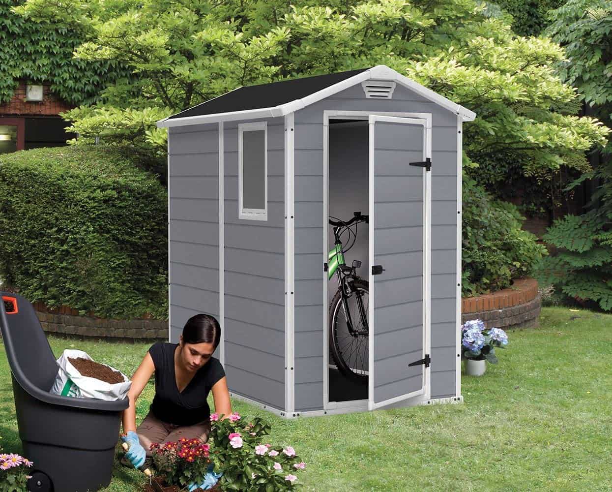 Best Plastic Bike Storage Shed: Keter Manor