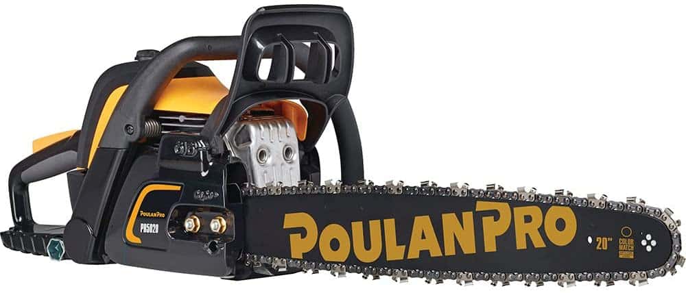 Best lightweight 50cc chainsaw- Poulan Pro 20-inch