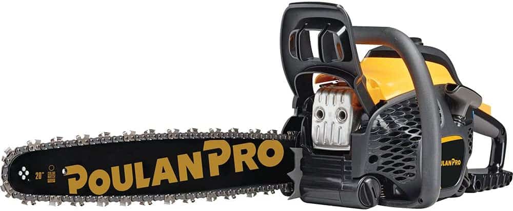 Best lightweight professional chainsaw- Poulan Pro 20 in. 50cc 2-Cycle Gas