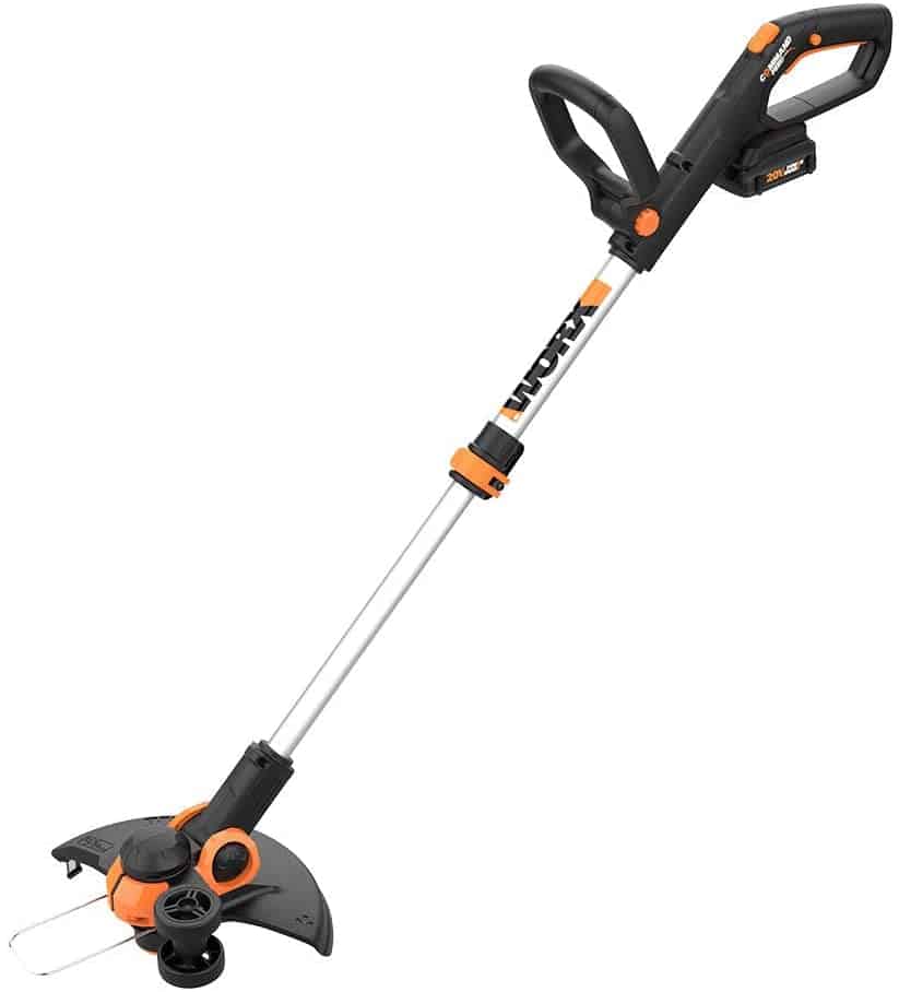 Most comfortable and light weight weed eater: WORX WG163 GT 3.0 20V PowerShare