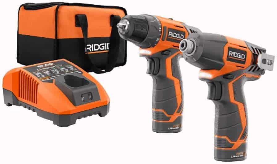 Nke kachasị adaba ma dị mfe iji- RIDGID R9000 12V Driver-Driver-Kit na Kit Mmetụta zuru ezu