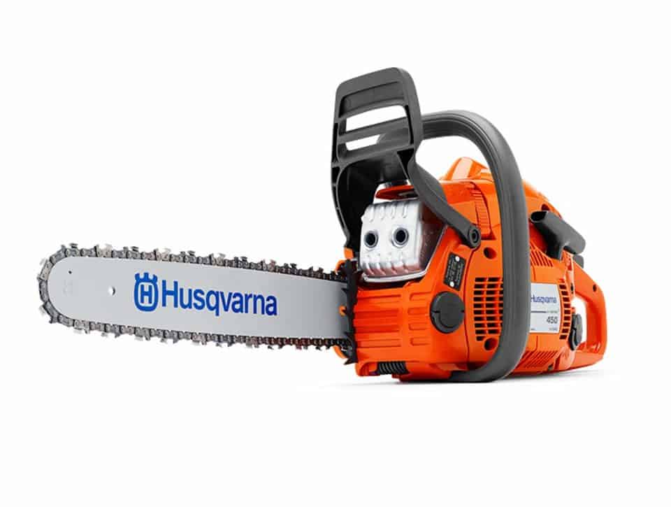 Overall best 50cc chainsaw & best ergonomic design- Husqvarna 450 II E Series 50.2cc