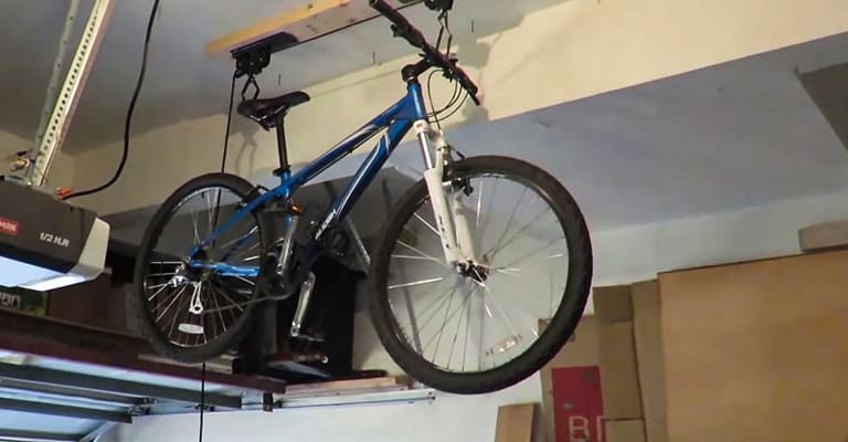 Pulley-Bike-Hoisting-System