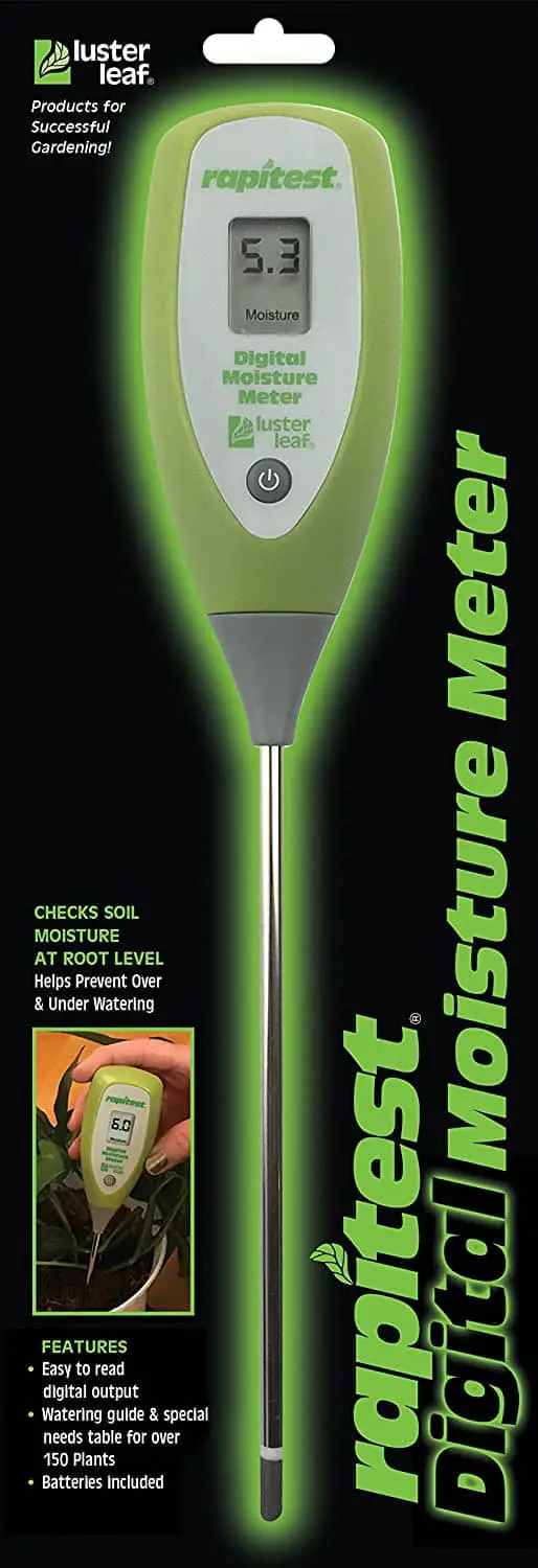 Best digital soil moisture meter- Luster Leaf