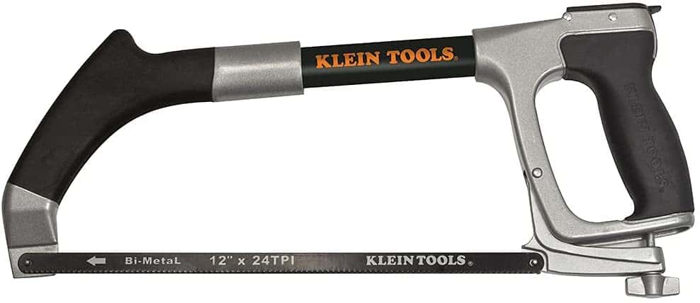 Best hacksaw for experienced hobbyists or professionals- Klein Tools 12-inch Reciprocating Blades