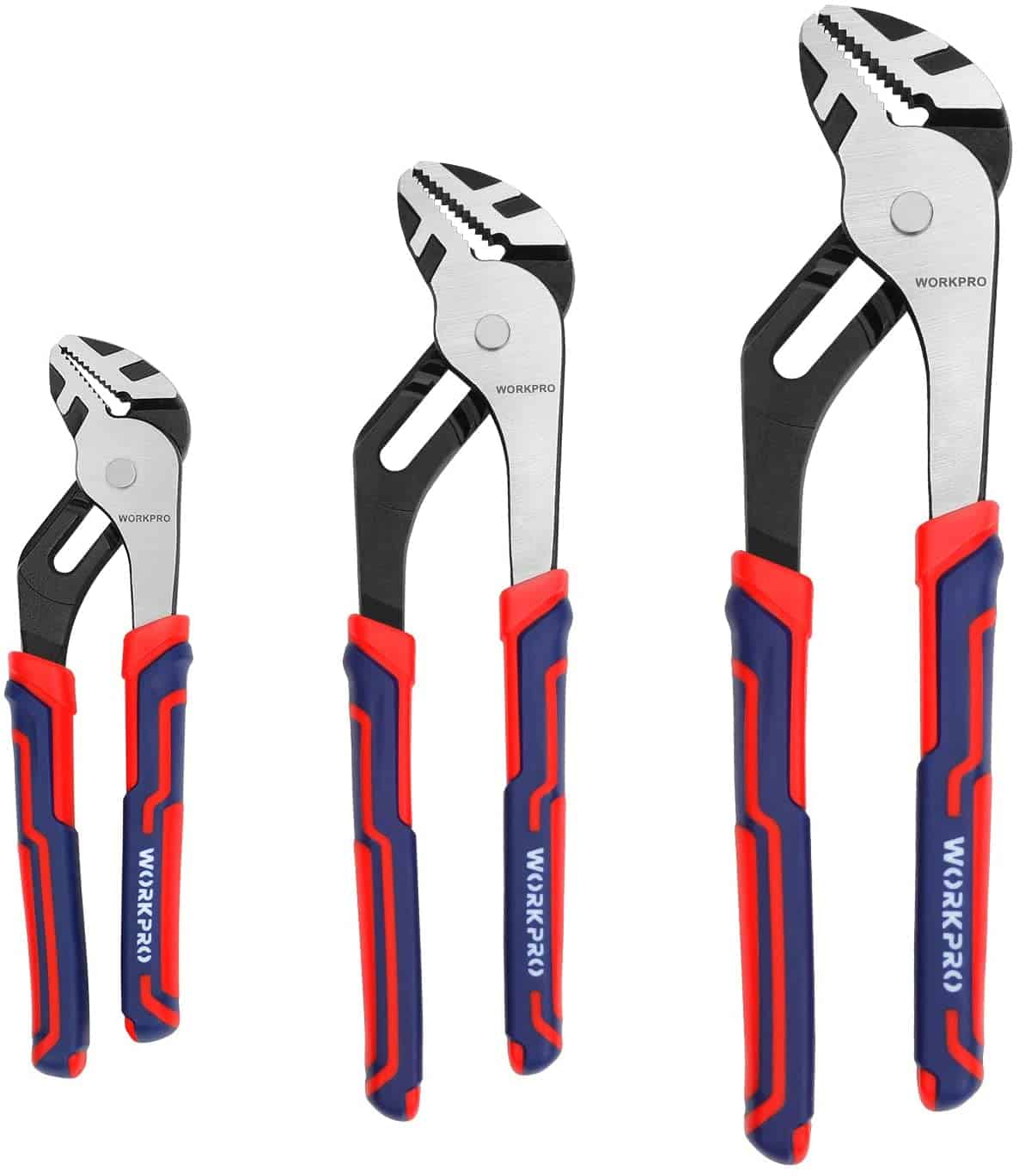 საუკეთესო იაფი ბიუჯეტის ნაკრები: Workpro Straight Jaw Pliers