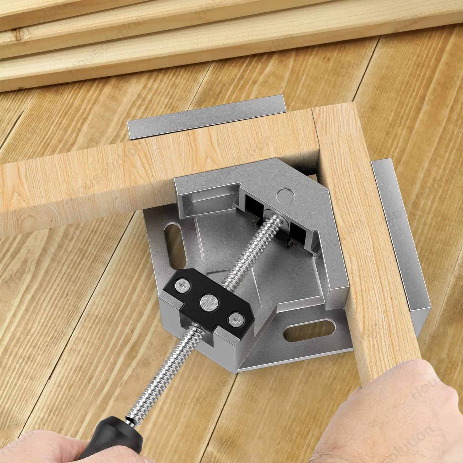 Beschte Corner clamp fir cadrage: Housolution Recht Wénkel