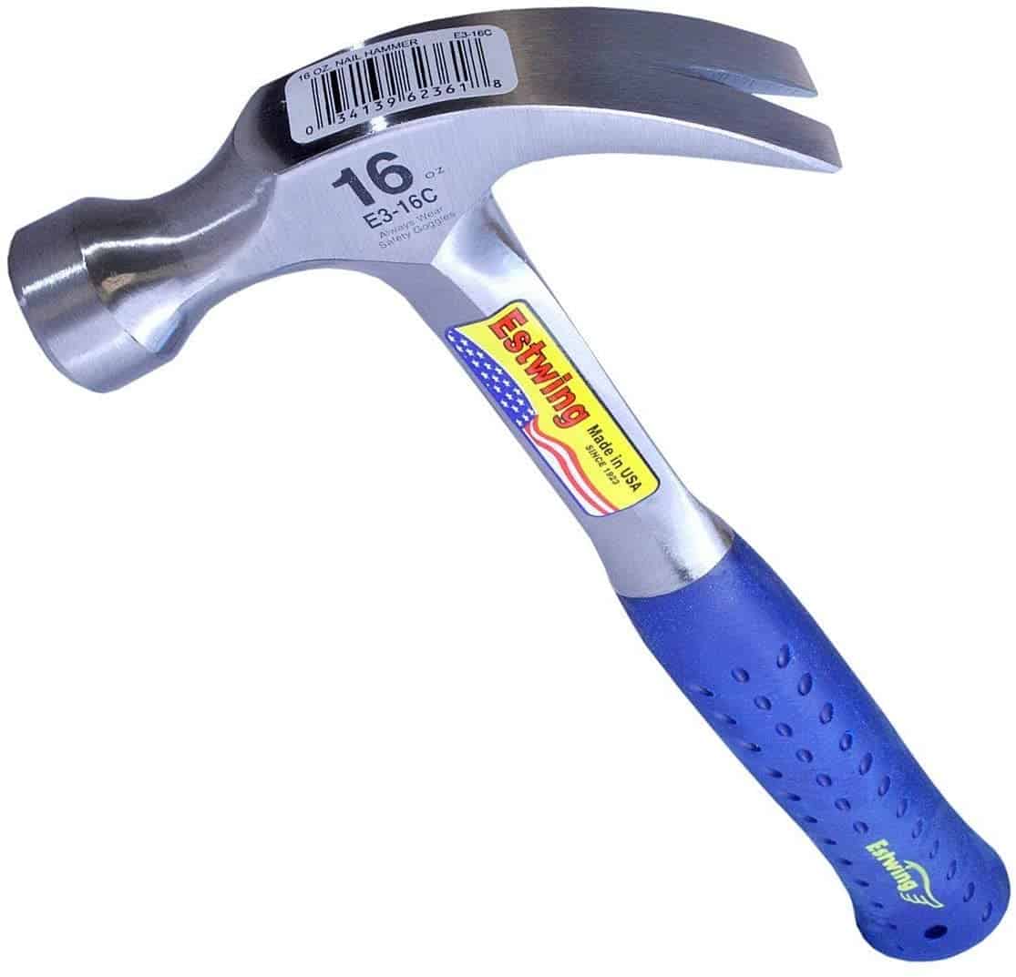 Best curved claw hammer- Estwing Hammer 16 oz