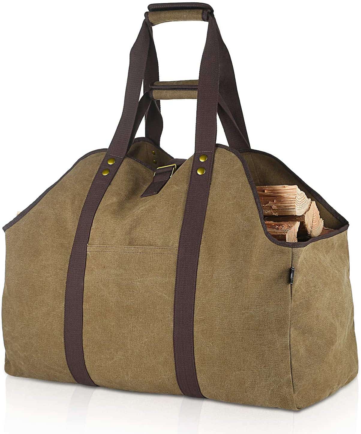 Mpitatitra kitay mavesatra tsara indrindra- BONTHEE Extra Large Waterproof Firewood Carrier