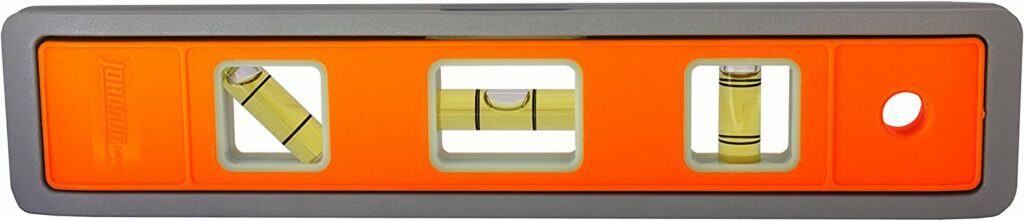 Johnson Level magnetic Glo-View aluminium torpedo level