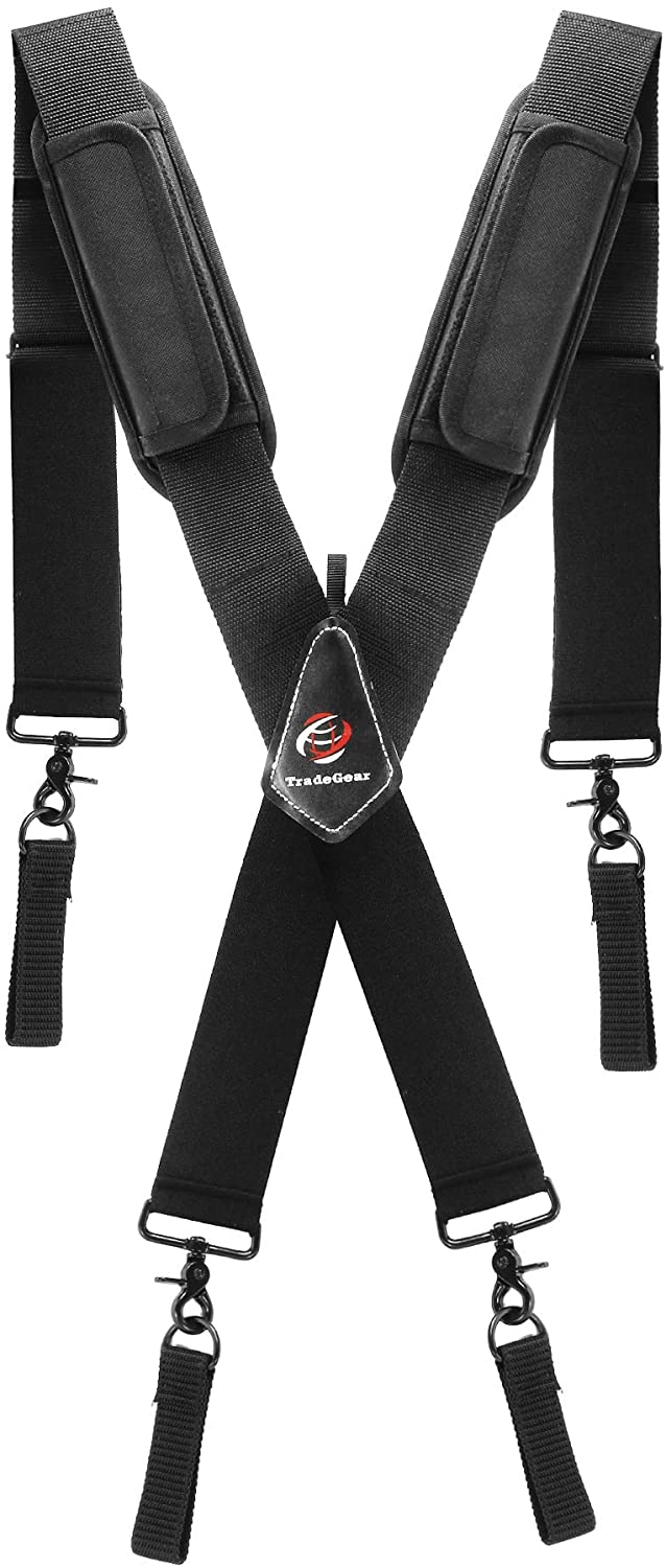 Best budget tool belt suspenders- TradeGear Heavy Duty Tactical Suspenders