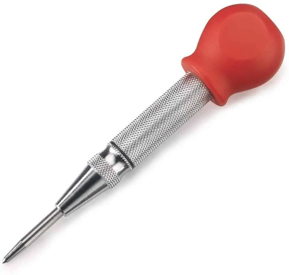 Best overall & most ergonomic automatic center punch- Neiko 02638A 5”