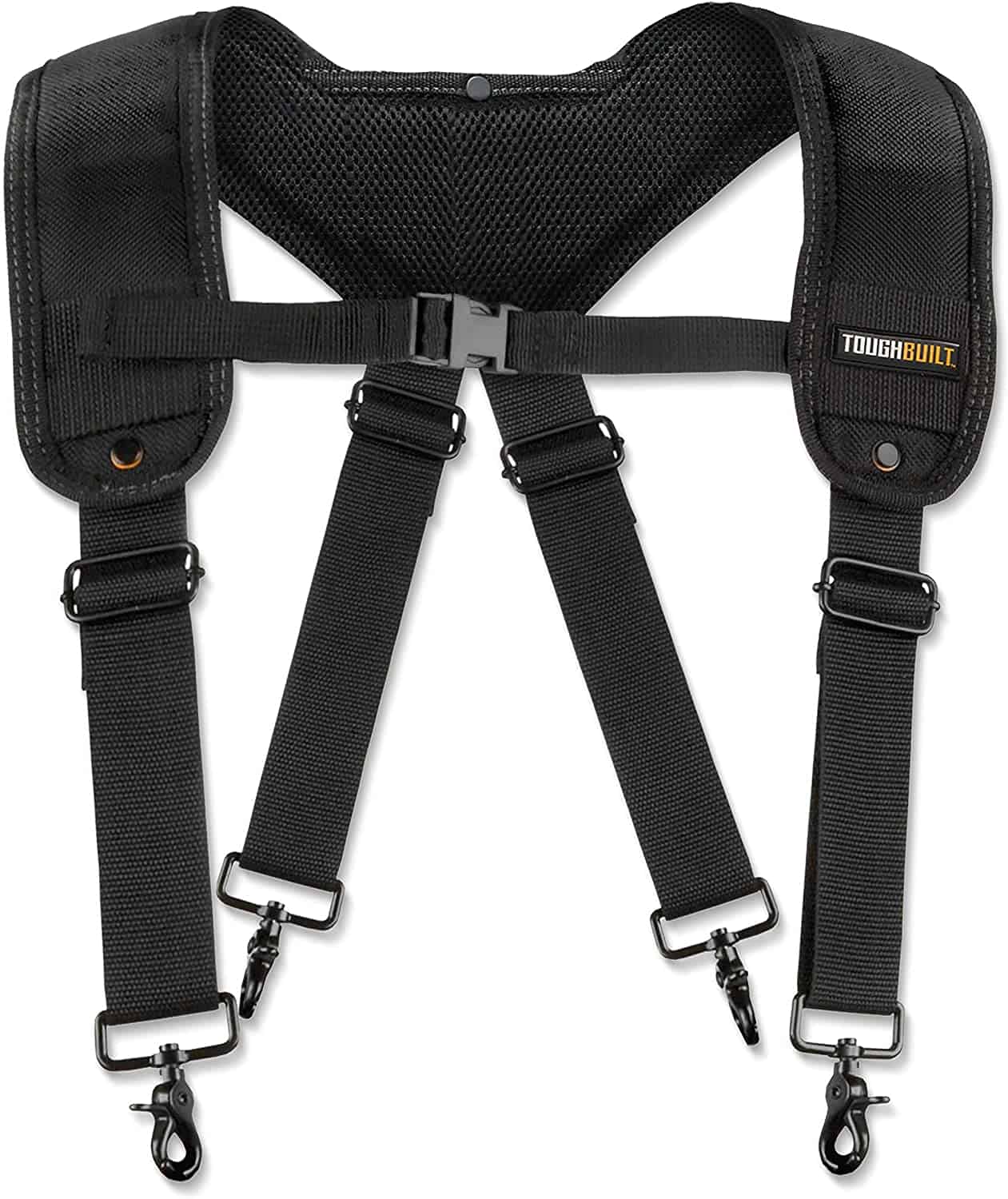 Беҳтарин овезонҳои камарбандии асбобҳо- ToughBuilt Suspenders Padded