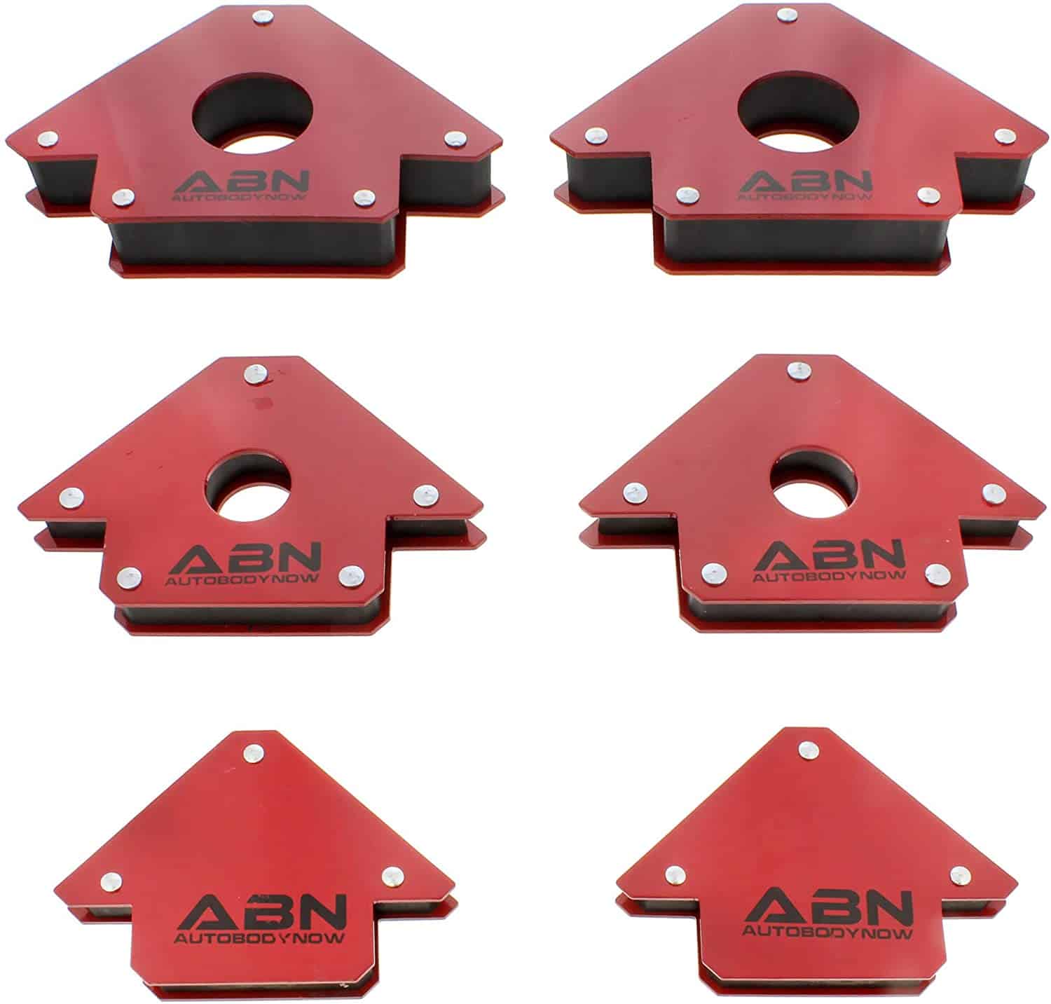 Beste pijlvormige lasmagneet - ABN Arrow Welding Magnet set