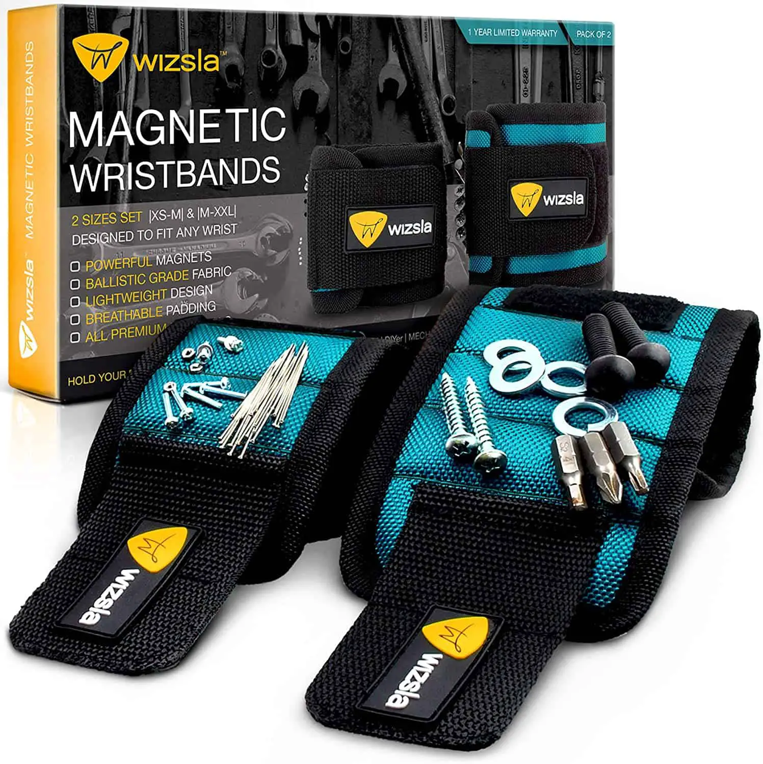 Best magnetic wristband for home use- Wizsla Set of 2