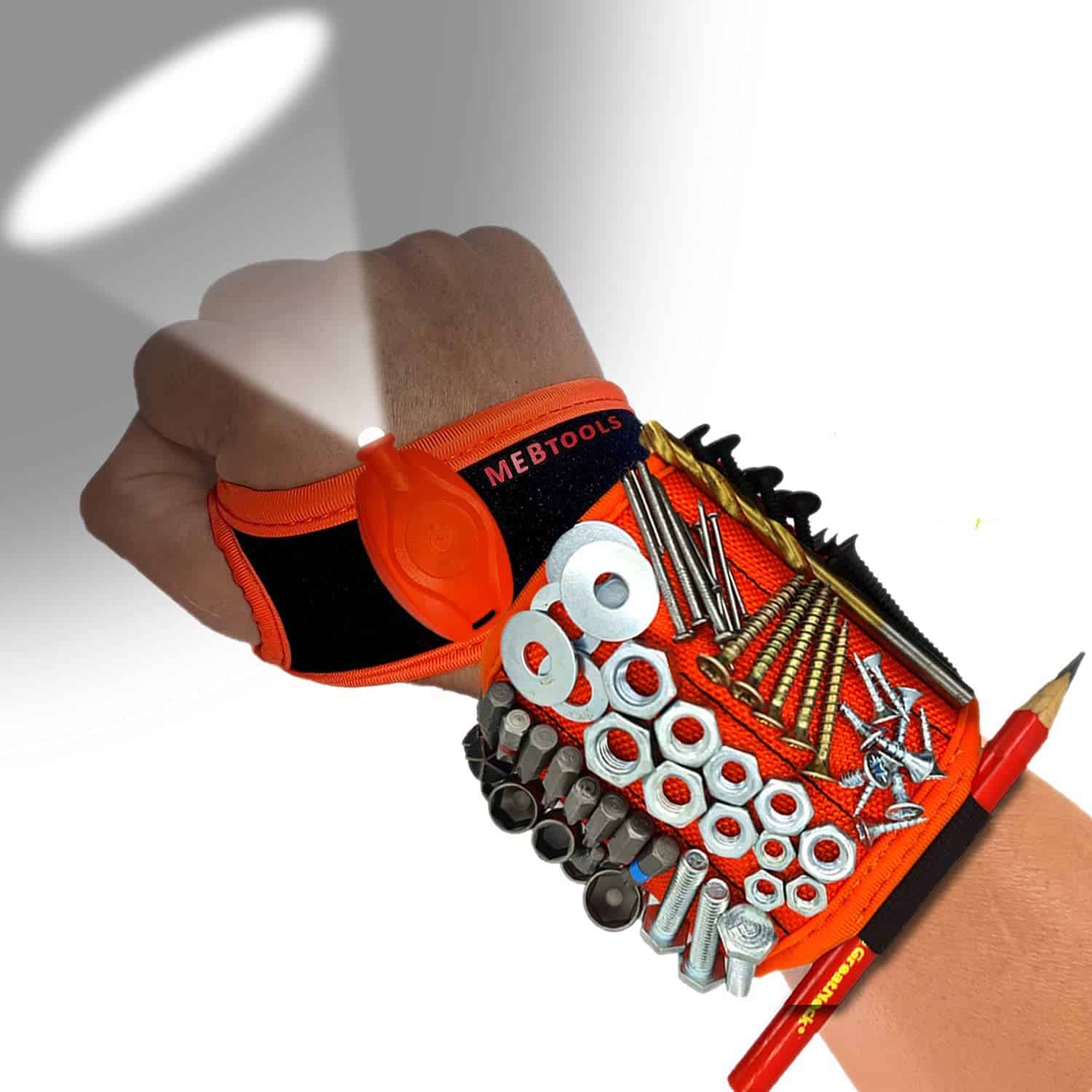 Best magnetic wristband with flashlight- MEBTOOLS