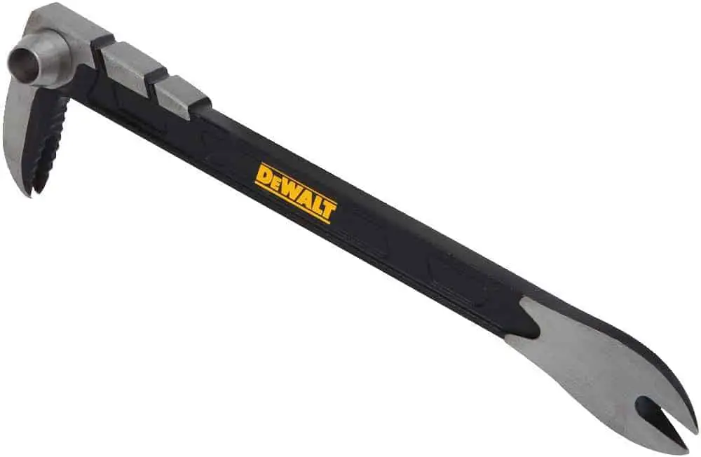 Best overall manual nail puller- Dewalt DWHT55524 10 in. Claw Bar