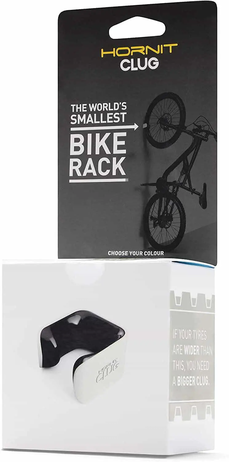 world's smallest bike rack solution: the Hornit Clug Bike Clip