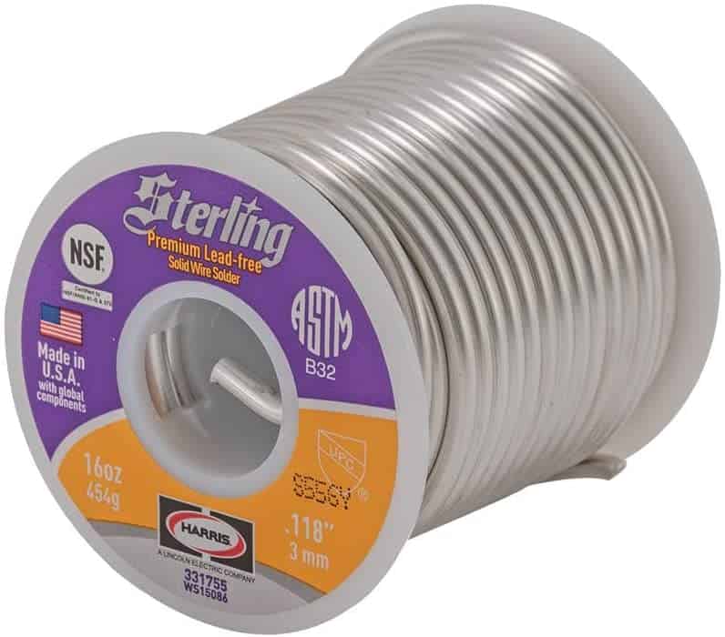 最佳无铅焊锡丝 - Worthington 85325 Sterling Lead-Free Solder