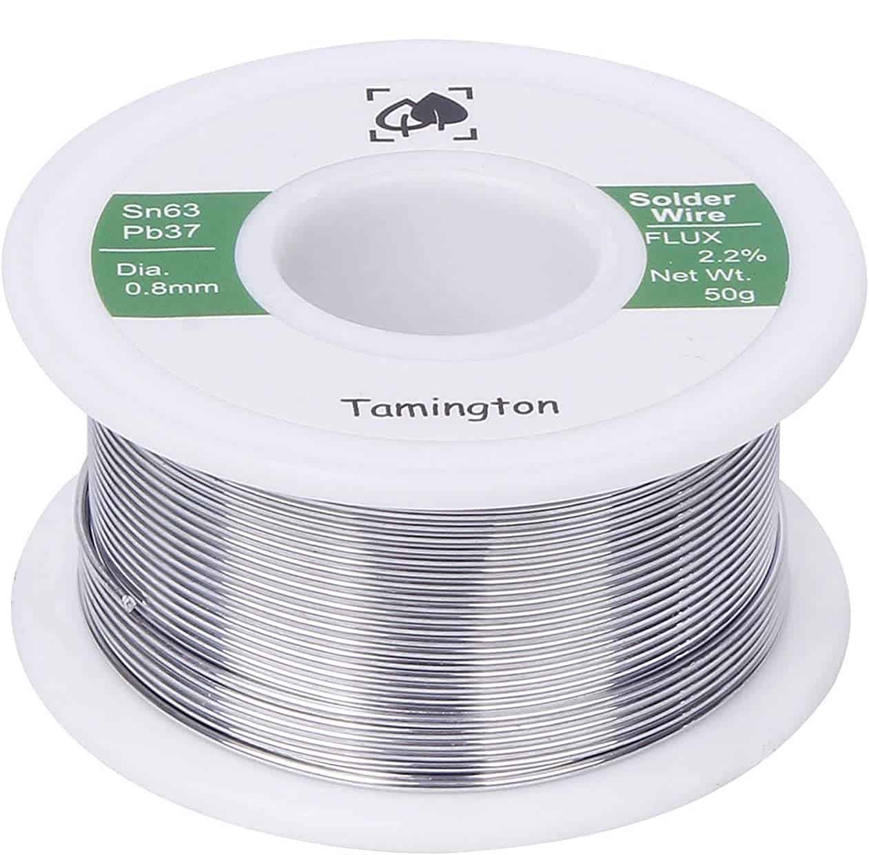 Best soldering wire with low melting point- Tamington Soldering wire Sn63 Pb37 with Rosin Core