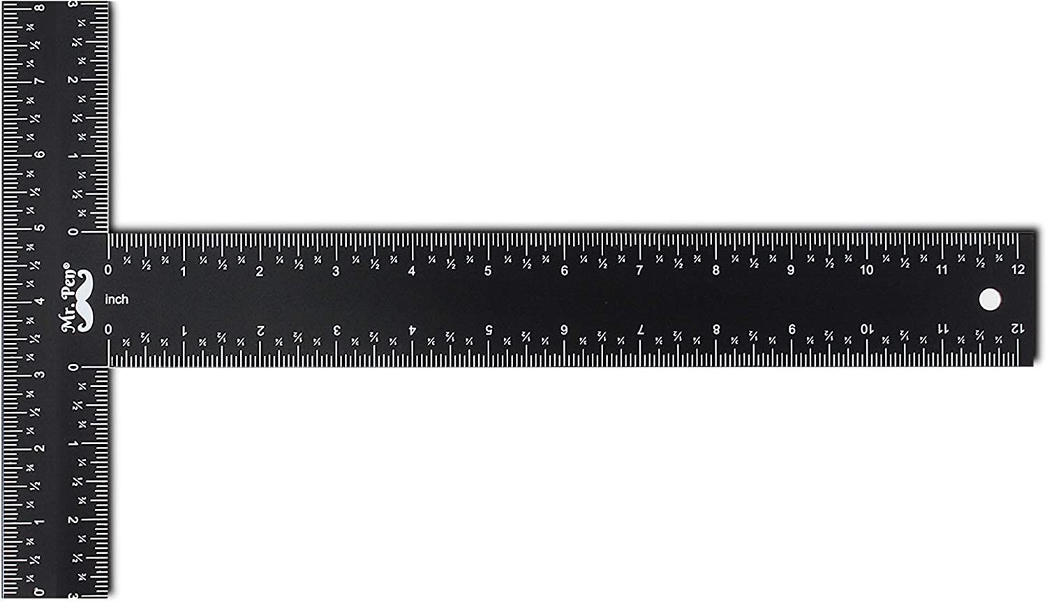 Meest veelzijdige T-vierkant: Mr. Pen 12 inch metalen liniaal