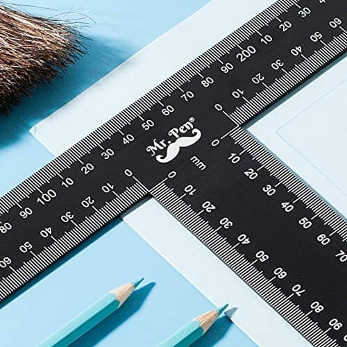 Most versatile T-square for drawing - Mr. Pen 12 inch Metal Ruler