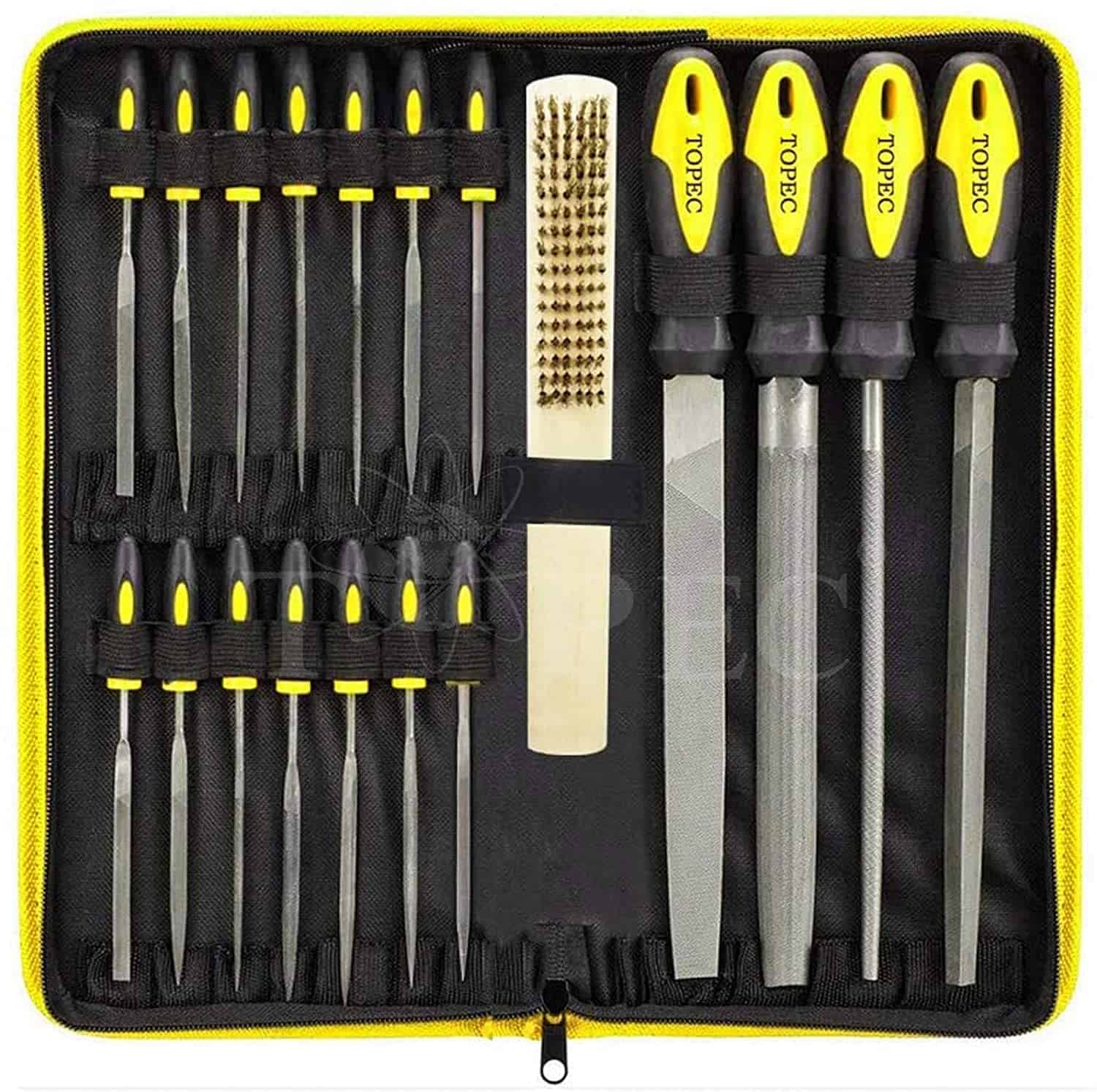 Best file set for hobbyists: Topec 18Pcs File Set