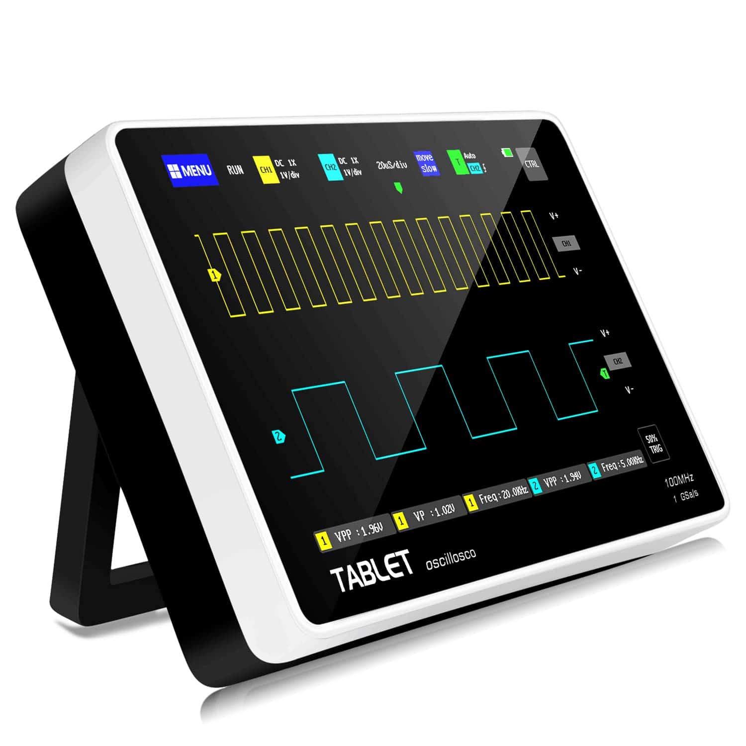 Oscilloscope pangalusna kalawan laju sampling tinggi- Yeapook ADS1013D