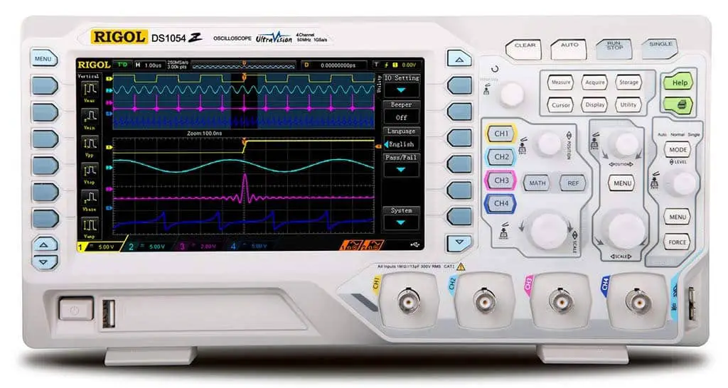 Best overall oscilloscope- Rigol DS1054Z